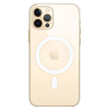 قاب شیشه ای شفاف Iphone 11 Pro Max قابلیت شارژ با مگ سیف Clear Case with MagSafe	